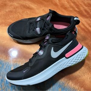 Nike React Miler Black Sunset Pulse Running Shoes 7.5